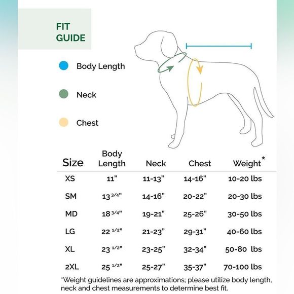 NWT!! Furhaven Dog Coat Water-Repellent Pro-Fit Active Jacket, Aquamarine, Large - Picture 14 of 14